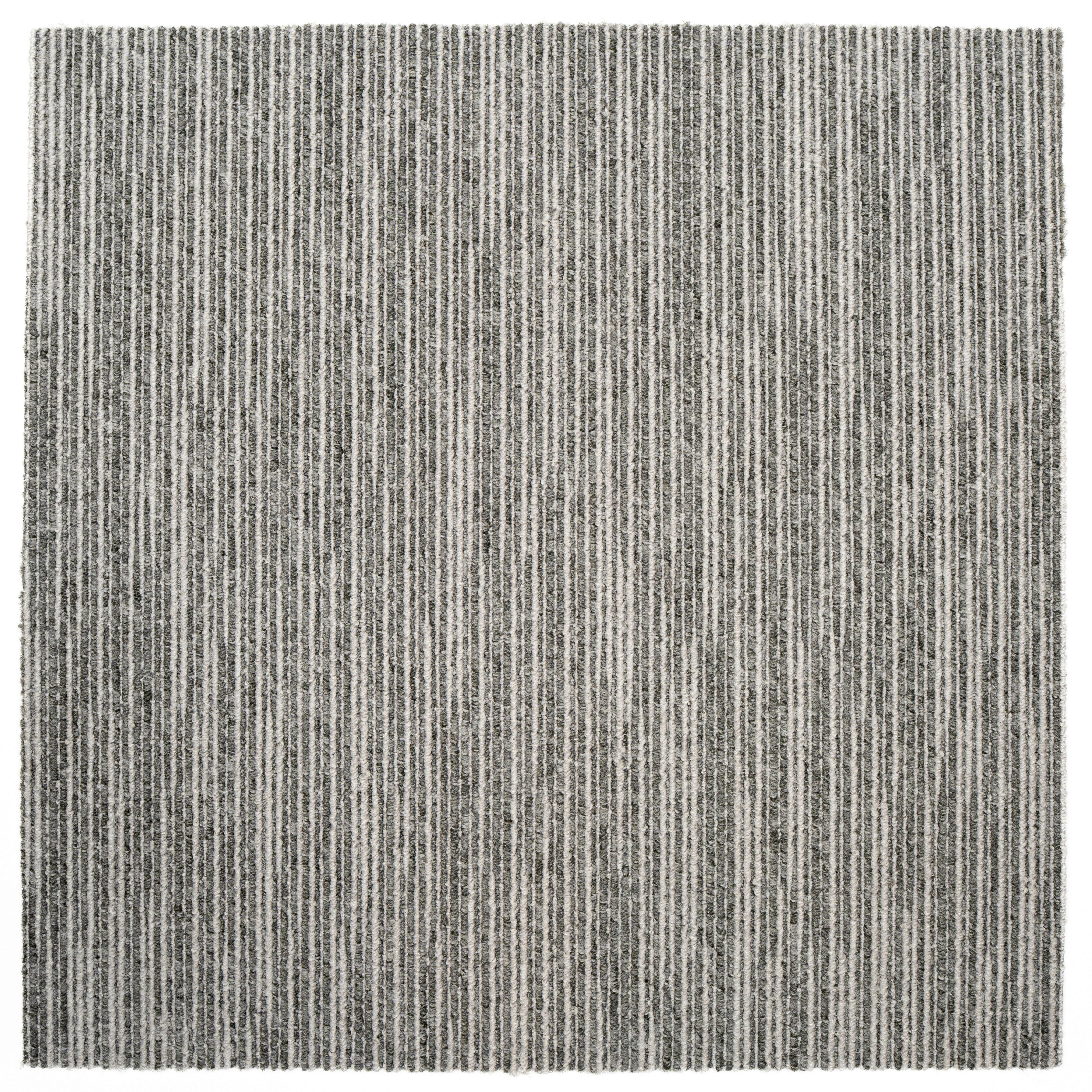 Teppichfliese Hellgrau Ambition 50x50 cm Florhöhe 3mm