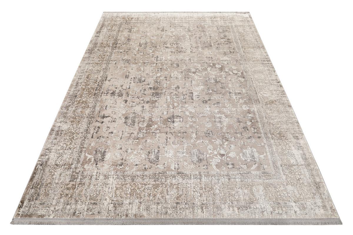 Vintage-Teppich Sandfarben, Beige - Sandfarben/Beige, Design, Textil (80/150cm) - WECON HOME
