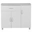Sideboard Jarry B: ca. 90 cm - Weiß/Grau, KONVENTIONELL, Holzwerkstoff (90/75/30cm) - Livetastic Sideboard Jarry B: ca. 90 cm - Weiß/Grau, KONVENTIONELL, Holzwerkstoff (90/75/30cm) - Livetastic