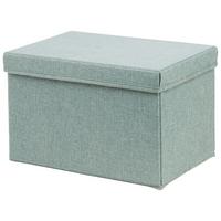Skládací Krabice Cindy - Ca. 23l -Ext- - zelená, Moderní, karton/textil (38/26/24cm) - Premium Living