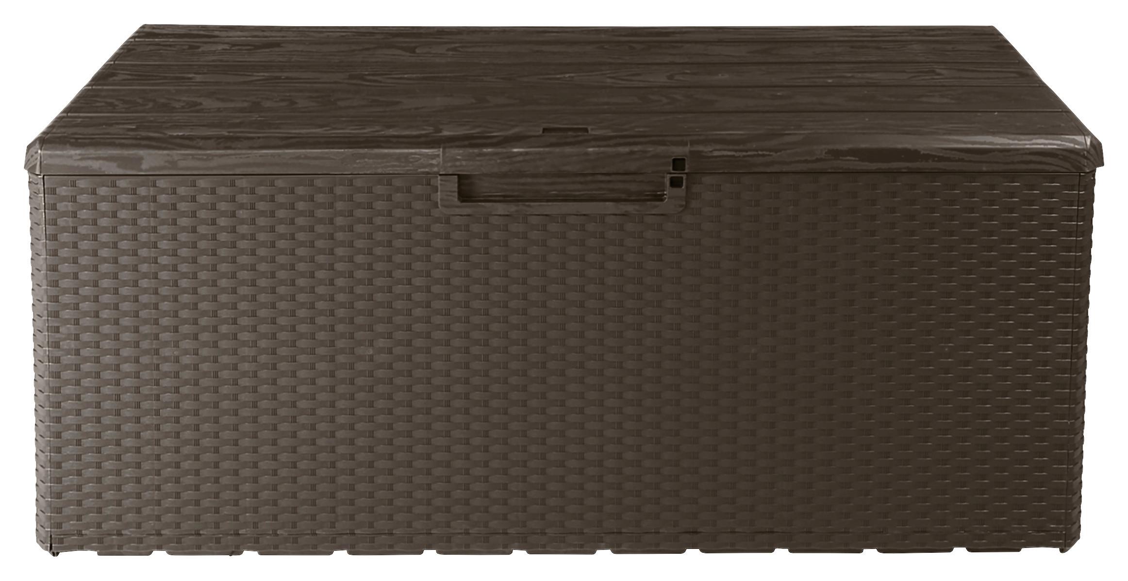 Kissenbox Fino Braun 124x56x54cm 340l Braun - Braun, Basics, Kunststoff (124/56/54cm)