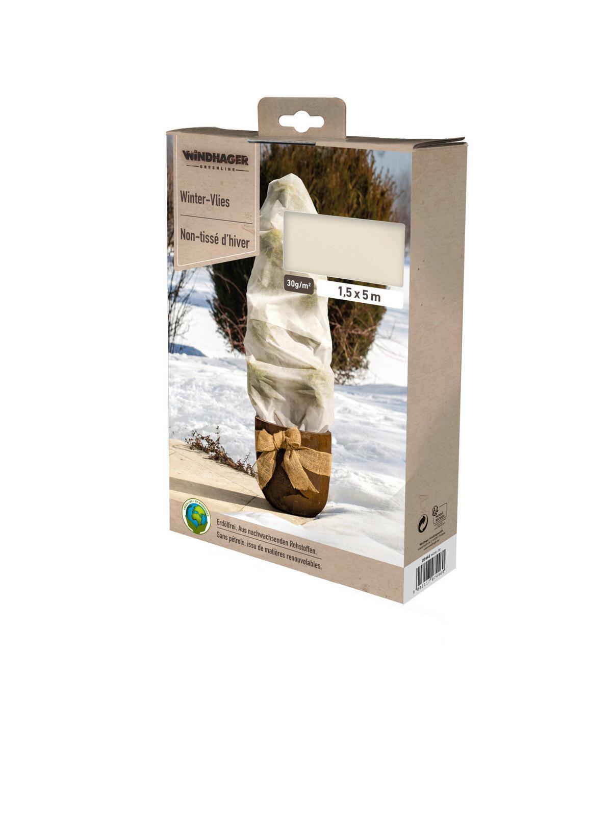 Öko-wintervlies, 150x500 Cm Witterungsbeständig - Weiß, Basics, Textil (150/500cm) - Windhager