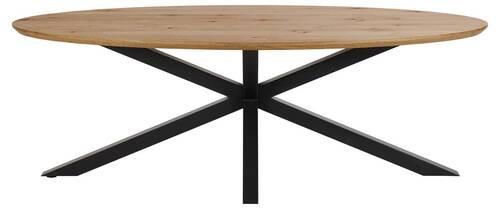 Esstisch Heaven - Schwarz/Naturfarben, MODERN, Holz/Holzwerkstoff (220/100/75,5cm) - MID.YOU
