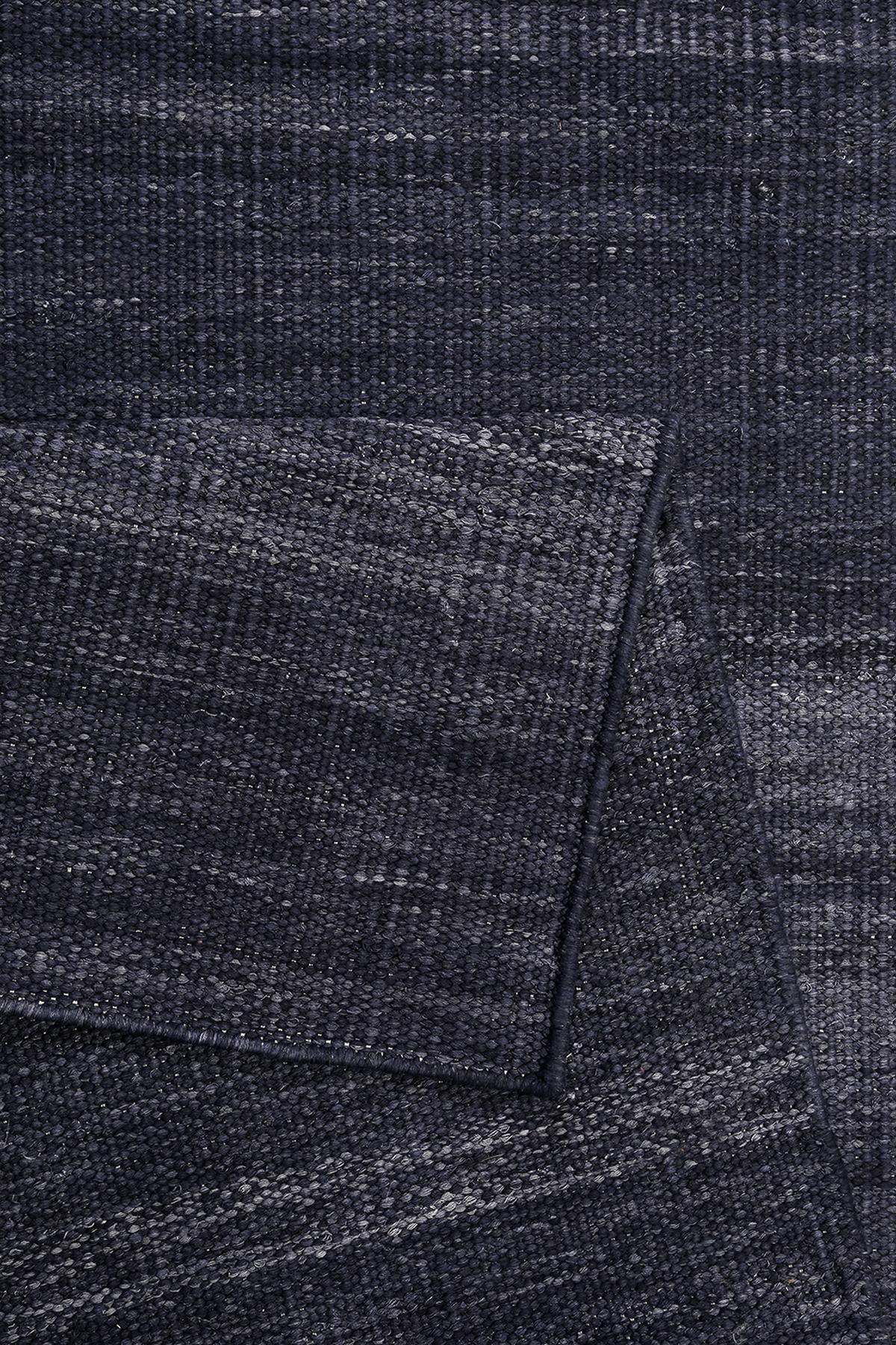 Handwebteppich Anthrazit Baumwoll Kelim 160x230 Cm - Anthrazit, KONVENTIONELL, Textil (160/230cm) - Esprit