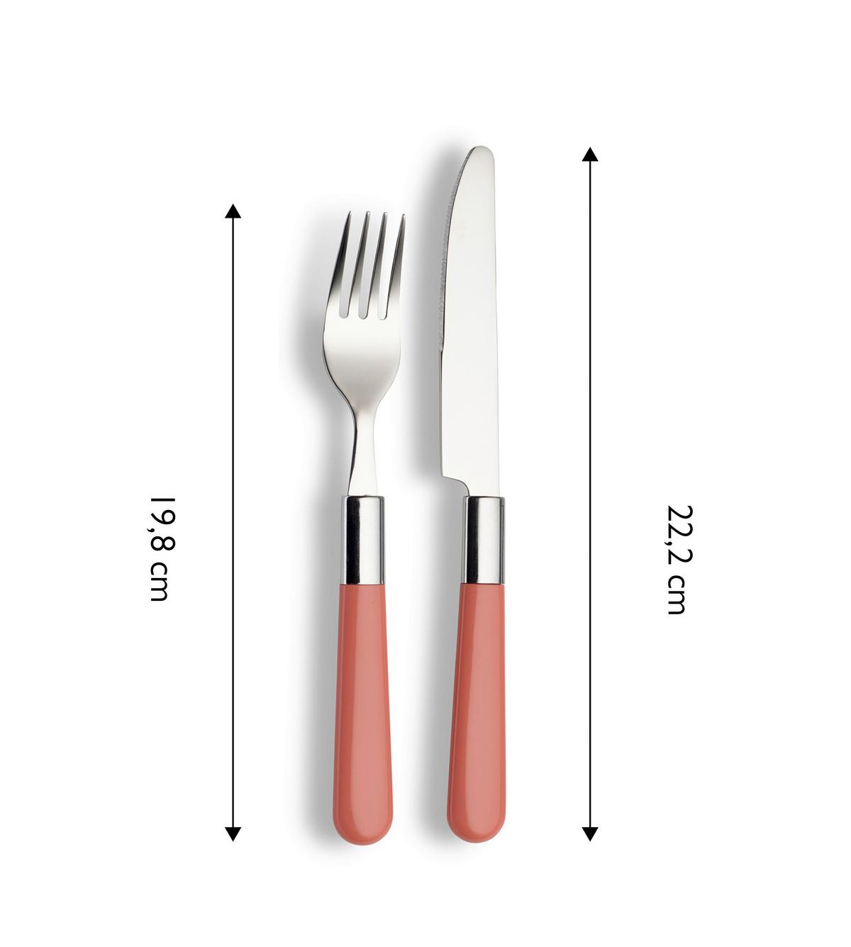 Besteckset Echtwerk Besteckset "bistro" - Rosa, Design, Metall - Echtwerk