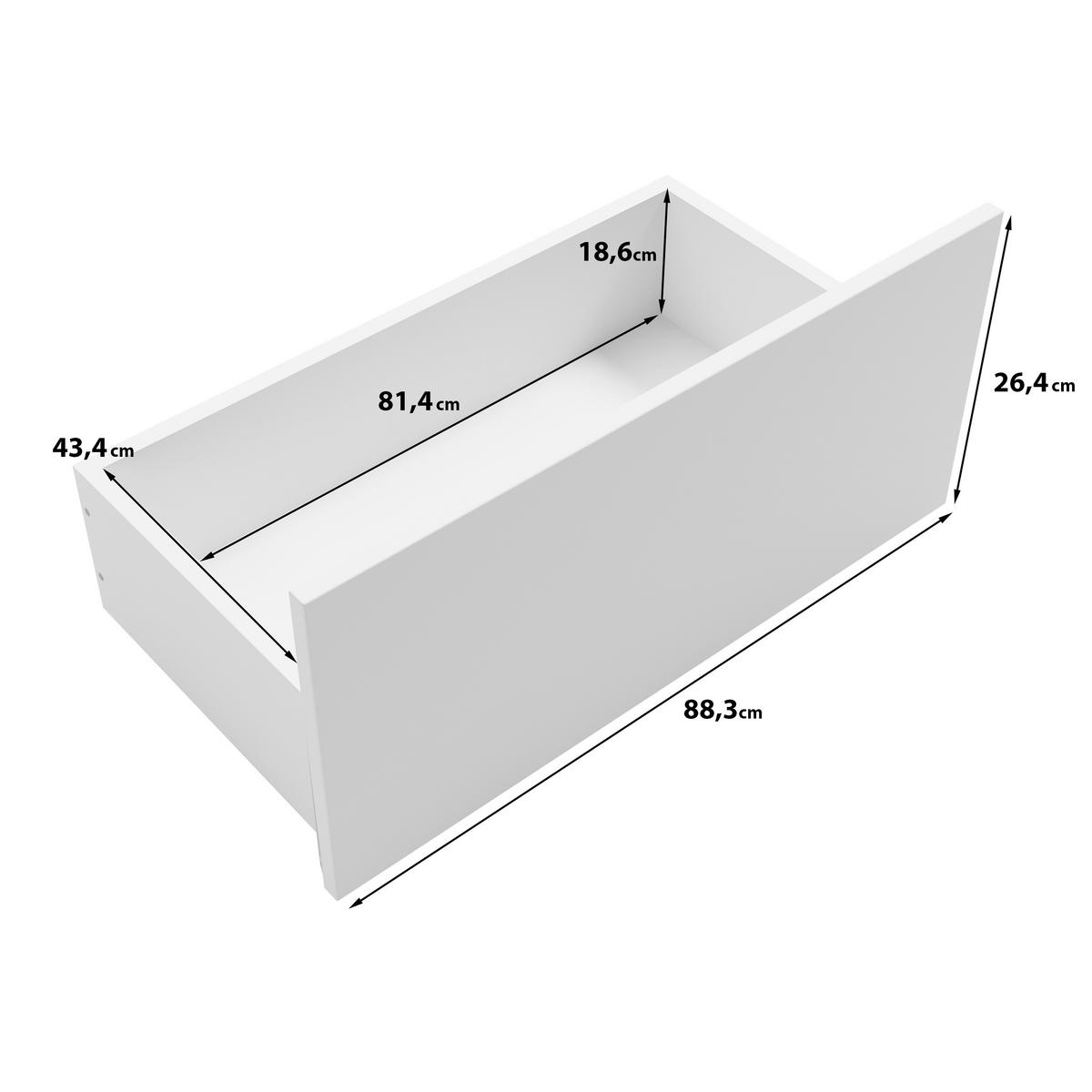 ŠATNÍ SKŘÍŇ SPIRIT - bílá/černá, Konvenční, kov/kompozitní dřevo (90,2/192,9/51cm) - MID.YOU