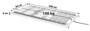 Lattenrost Primatex Comfort 90x200 cm verstellbar 7 Zonen - Schwarz/Weiß, Holz (90/200cm) - Primatex