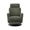 Relaxsessel Centrale T: 87-154 cm, Dunkelgrün - Dunkelgrün/Schwarz, MODERN, Textil (77/105/87-154cm) - Livetastic