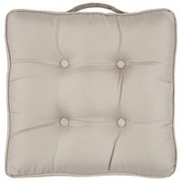 Sitzkissen 43x43x8 cm Beige - Beige, MODERN, Textil (43/43/8cm) - Luca Bessoni