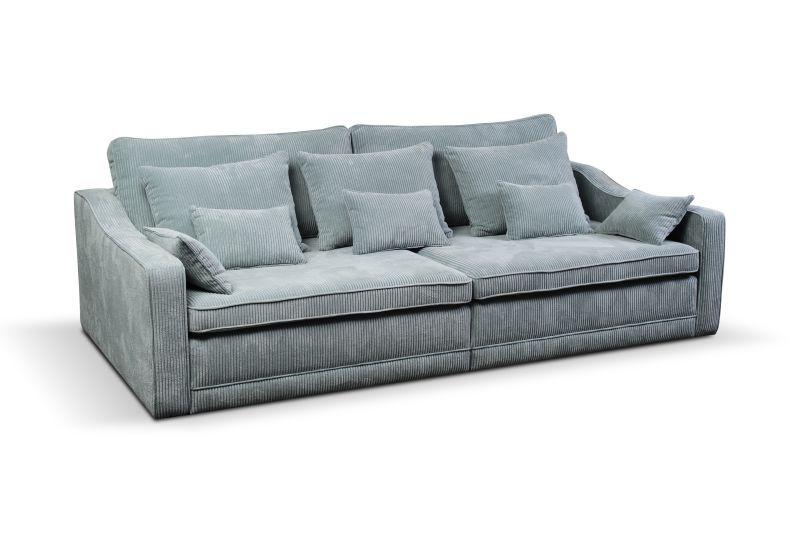Bigsofa Evora Grün B: 276 cm - Grün, MODERN, Textil (276/71-92/137cm)