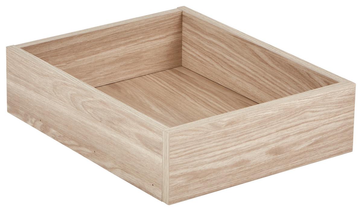 Schublade Unit, Eichefarben B: 42,4 cm, Vollauszug - Eichefarben, MODERN, Holzwerkstoff (42,4cm) - Ondega