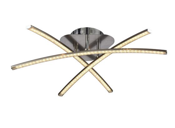 LED-Deckenleuchte Iva - Chromfarben/Nickelfarben, MODERN, Kunststoff/Metall (33/11cm) - Luca Bessoni LED-Deckenleuchte Iva - Chromfarben/Nickelfarben, MODERN, Kunststoff/Metall (33/11cm) - Luca Bessoni