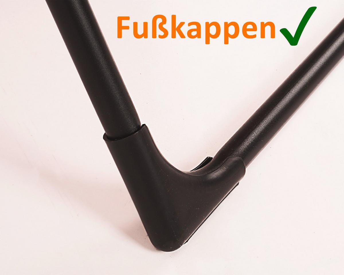 Bäderliege Relax Kunststoff Klappbar - Rot/Schwarz, Basics, Kunststoff (84/109/65cm)