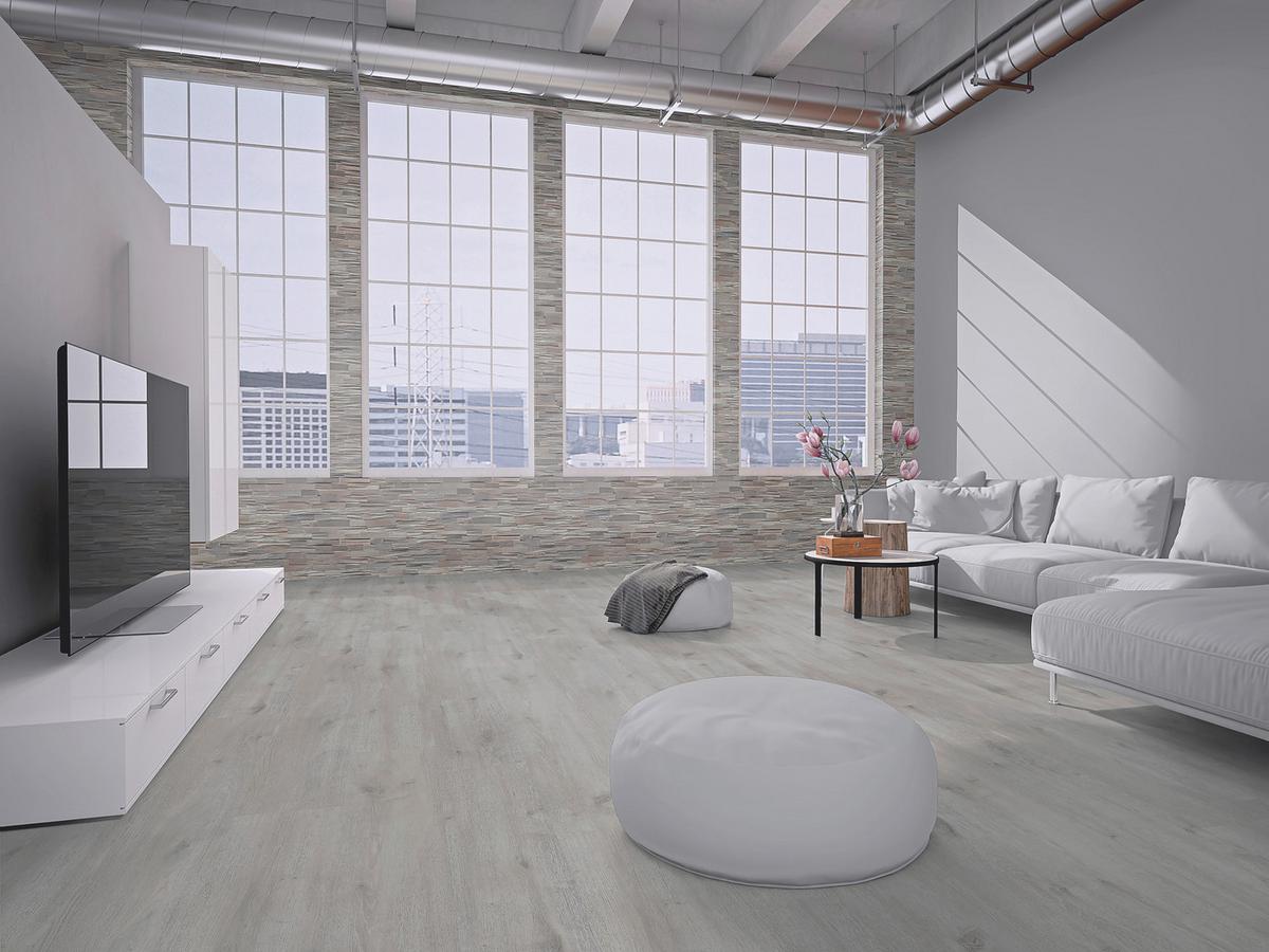 Wandverkleidung Fsc Axw Bangkirai Whitewash - Grau, Basics, Holz (50/20/1.8cm)