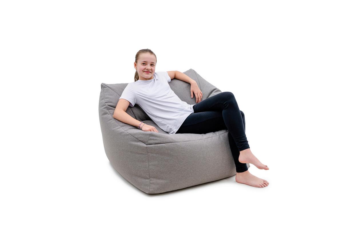 Sitzsack Dutch Beige - Beige, Basics, Textil (90/55/90cm) - Ondega