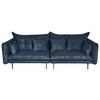 2-sitzer-sofa Sing Blau Cord B: 262 Cm - Blau/Schwarz, Design, Textil (262/91/115cm) - MID.YOU