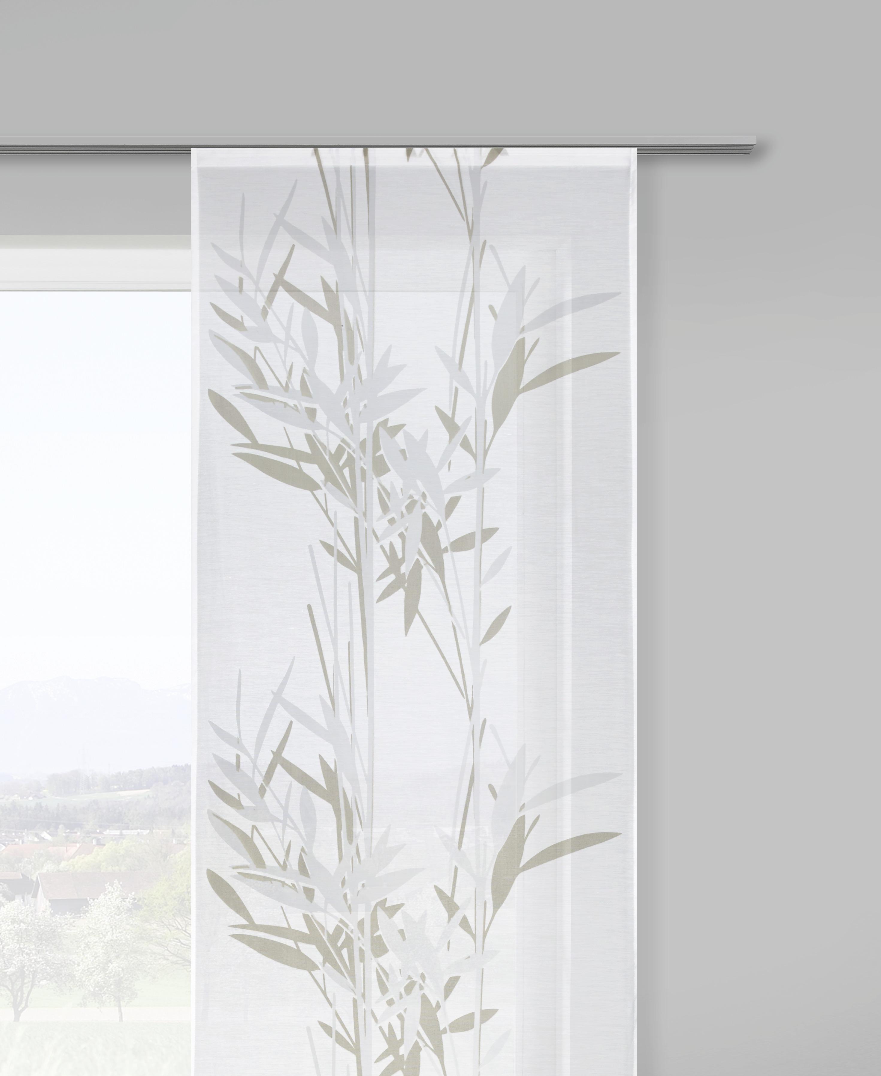 PANELOVÝ ZÁVES GRÄSER - biela, Modern, textil (60/245cm) - Modern Living