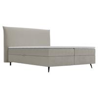 Boxbett Foxy Beige - Beige/Schwarz, Basics, Holz/Holzwerkstoff (180/200cm) - Livetastic