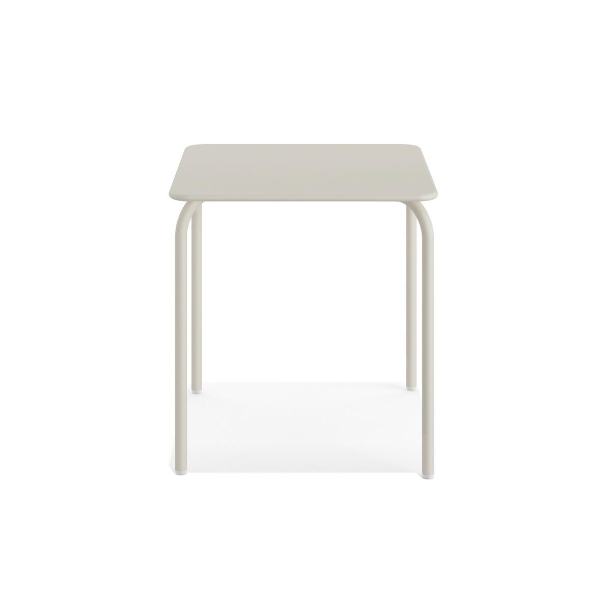 Balkontisch Olly Terrassentisch - Beige, Basics, Metall (70/70/73cm)