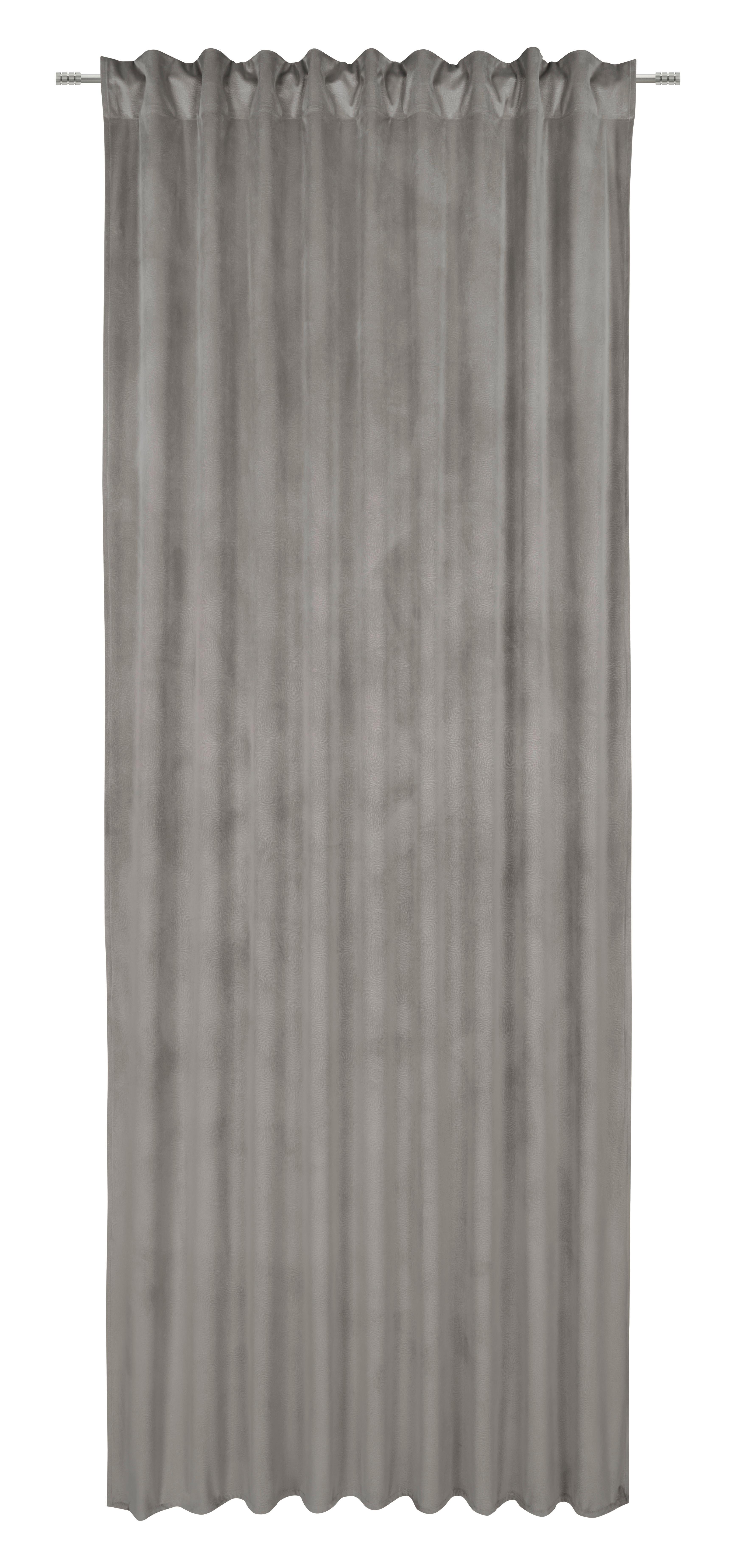 Hotový Záves Bianca, 140/245cm, Kameň - svetlosivá, Konvenčný, textil (140/245cm) - Modern Living
