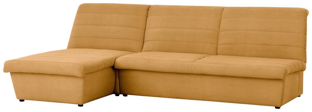Ecksofa Looks Viii Senfgelb - Senfgelb/Schwarz, Design, Textil (168/274cm) - LOOKS by W.Joop