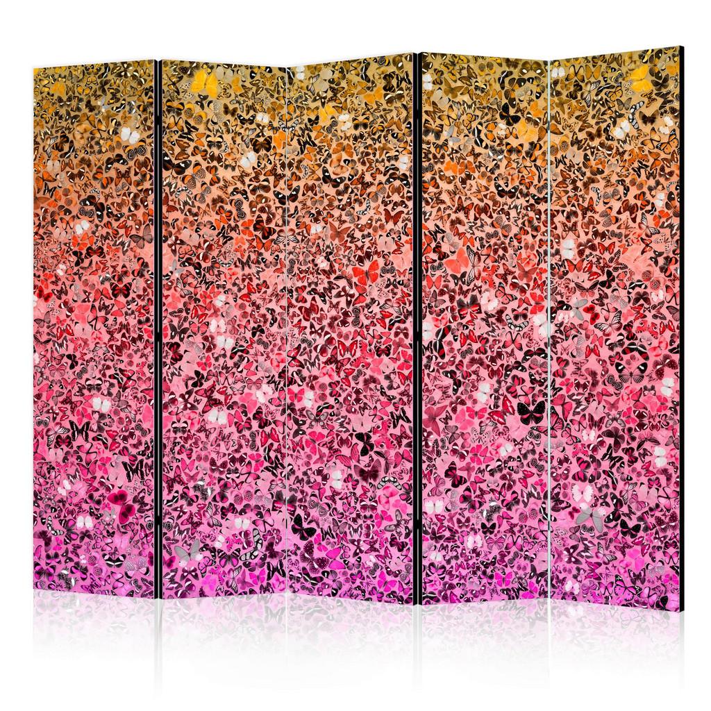PARAVENT Gelb Pink B: 225 cm