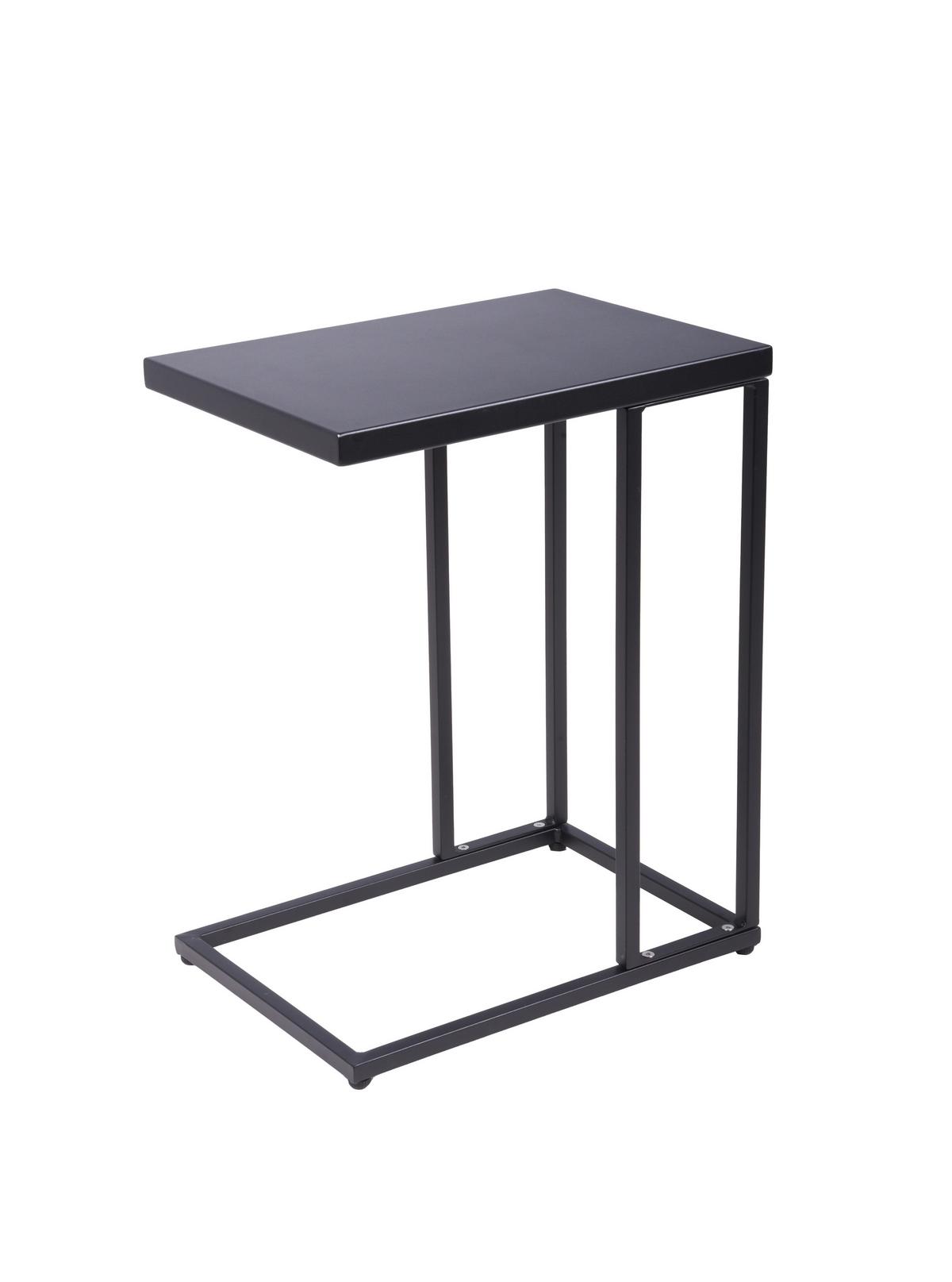 Gartenbeistelltisch Dorea - Schwarz, Basics, Metall (43/30,5/56,5cm) - Gardenson