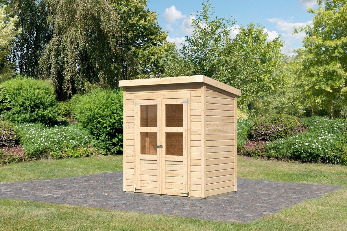 Gartenhaus Kappeln 2 39545 Kappeln 2 - Fichtefarben, Basics, Holz (182/122/220cm)