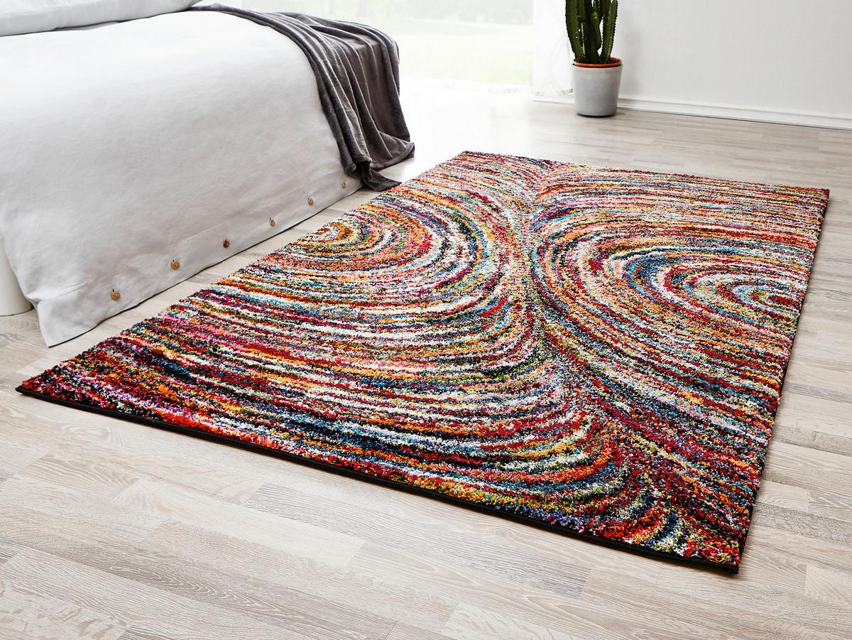 Webteppich Color Face Multicolor 140x200 cm - Multicolor, Trend, Textil (140/200cm) - Novel