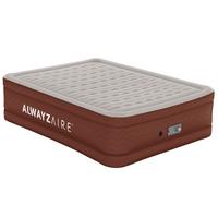 Luftbett Anastasia 203x152x51 Cm Bis 350kg, Inkl. Pumpe - Braun/Grau, KONVENTIONELL, Kunststoff/Metall (203/152/51cm) - Bestway