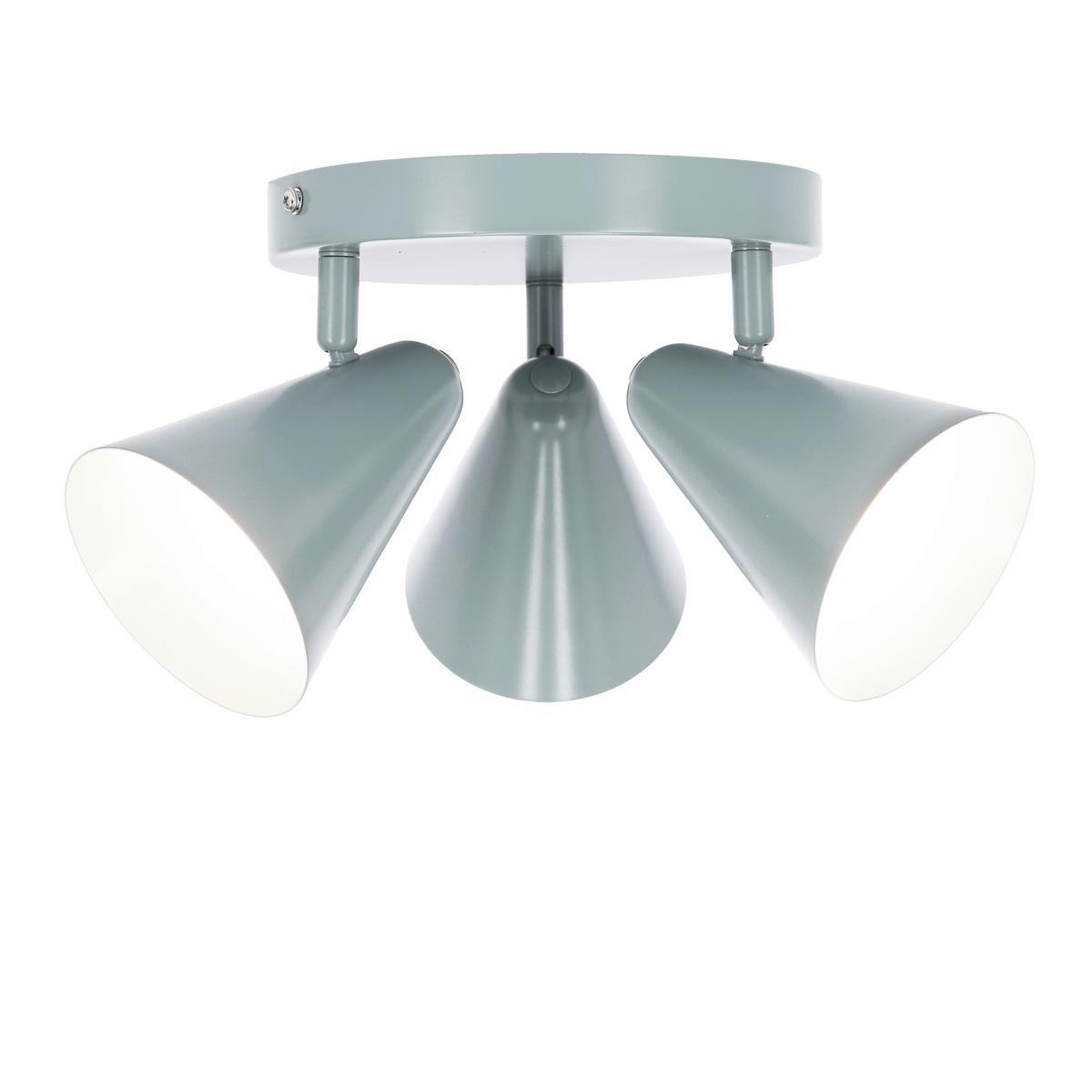 Deckenstrahler 98-63328 Amor - Grau, Trend, Metall (34/34/16cm)