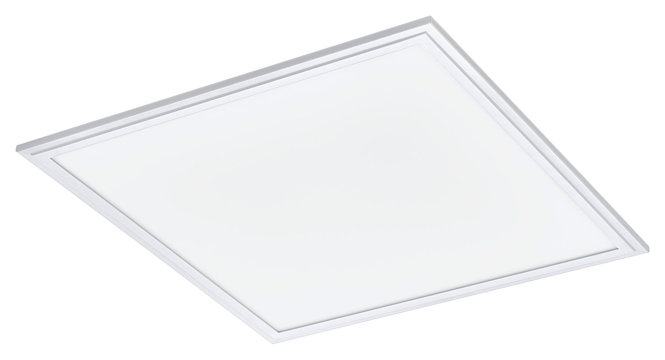 LED-Paneel Salobrena-Rgbw L: 45 cm mit Fernbedienung - Weiß, MODERN, Kunststoff/Metall (45/45/1,1cm) - Eglo