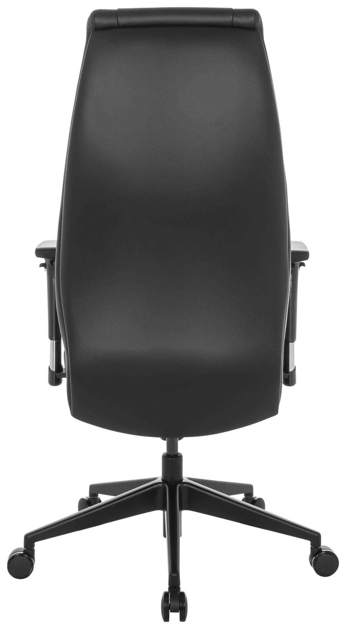 Drehstuhl Vitoro B - Schwarz, Basics, Kunststoff/Textil (67/119-129/76cm) - MID.YOU