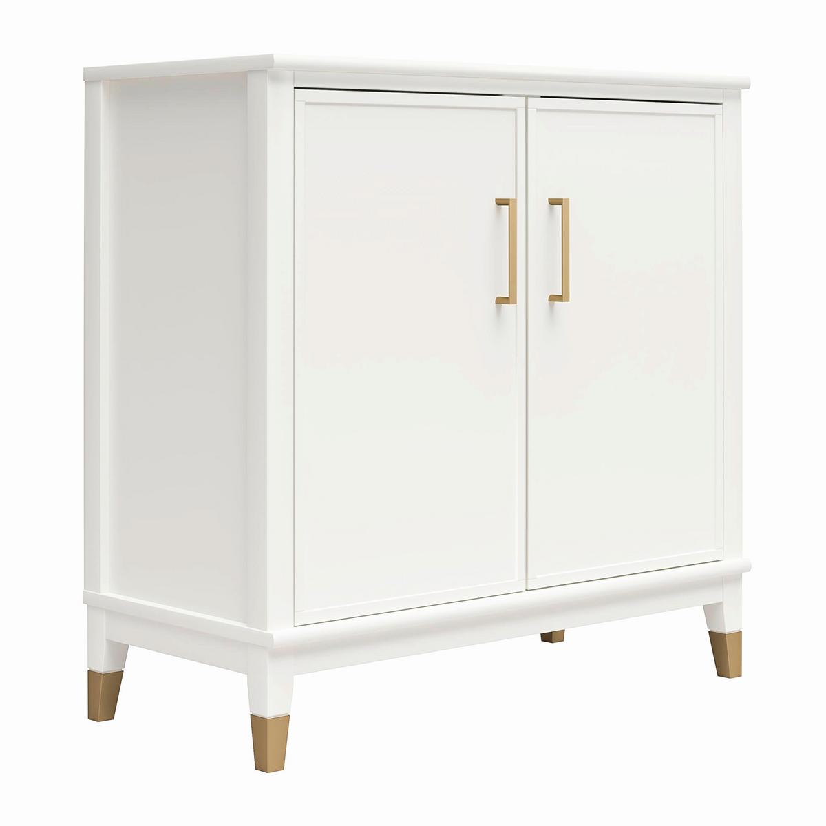 Kommode Westerleigh Weiß B: 84 Cm - Weiß, Design, Holzwerkstoff/Metall (84/84/40cm) - MID.YOU