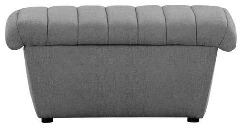 Hocker Looks Viii - Graubraun/Schwarz, Design, Textil (90/43/105cm) - LOOKS by W.Joop