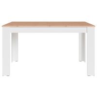Esstisch Nori Eiche Artisan/weiß B: 80 Cm - Weiß/Eiche Artisan, LIFESTYLE, Holzwerkstoff (120/80/75cm) - MID.YOU