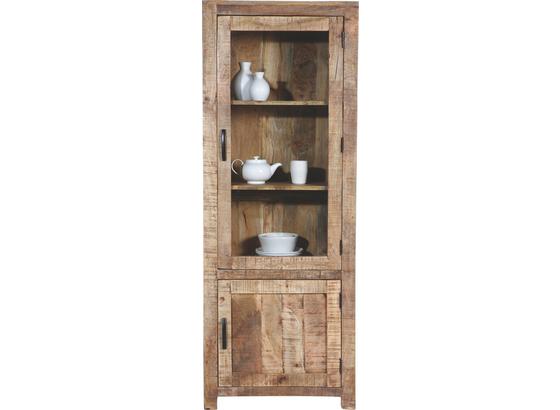 Vitrína Industry - přírodní barvy, dřevo (67/180/42cm) - JAMES WOOD Vitrína Industry - přírodní barvy, dřevo (67/180/42cm) - JAMES WOOD