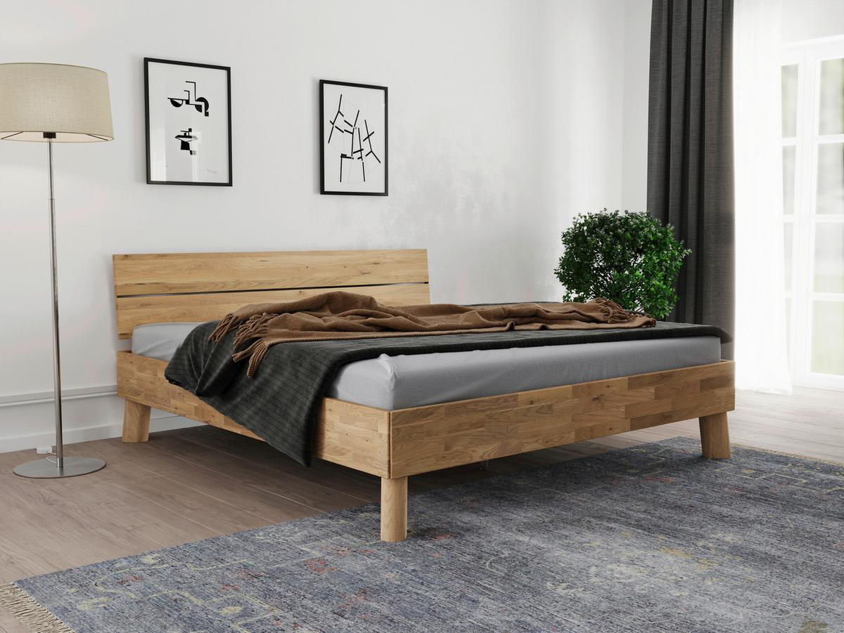 Bett Como Naturfarben 180x200cm - Naturfarben, MODERN, Holz (180/200cm) - MID.YOU