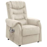 Fernsehsessel Nino Beige B: 78 cm - Beige/Schwarz, Design, Textil (78/107/93cm) - Livetastic