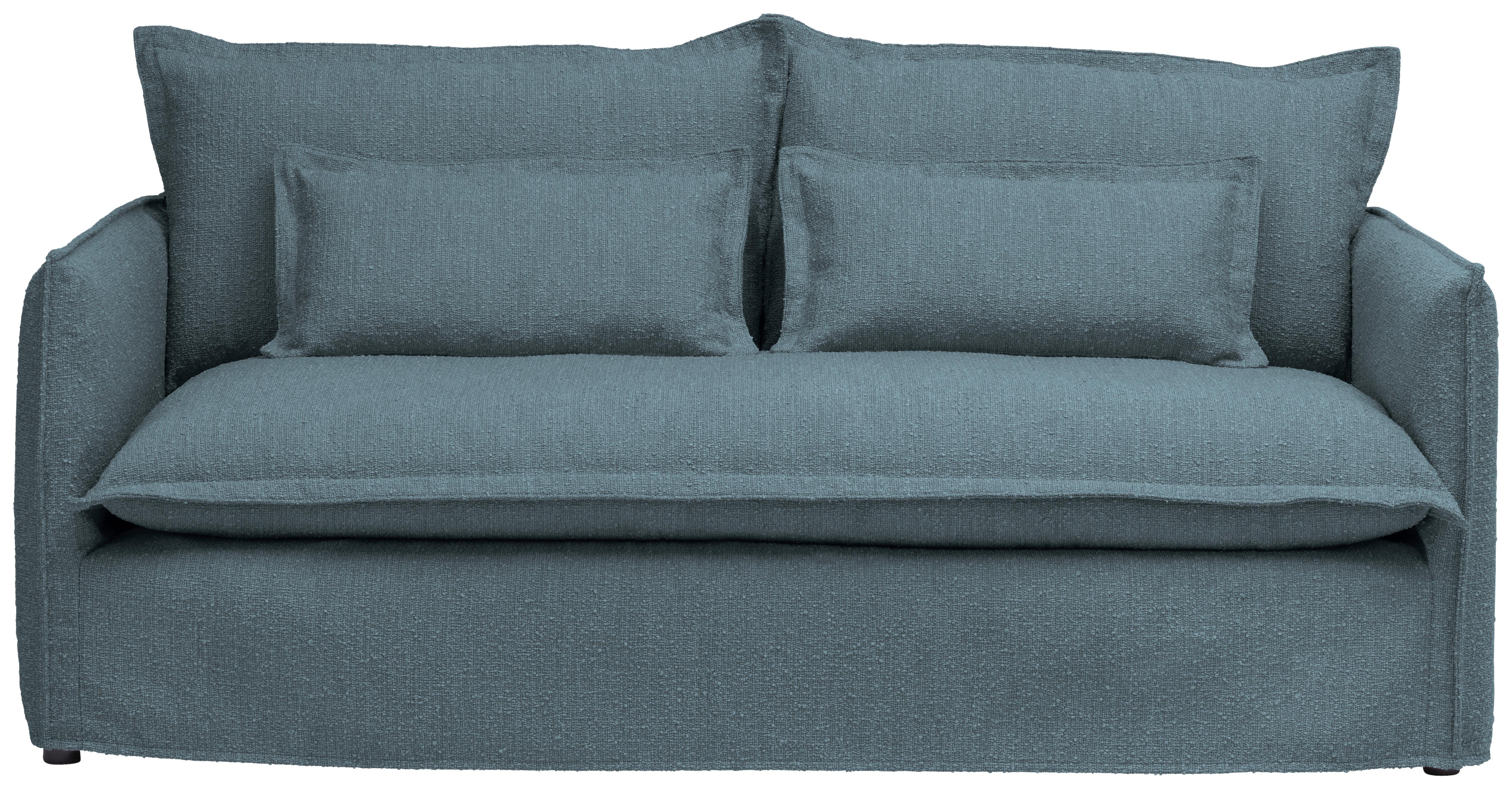 Sofa Toscana - Blau, Trend, Textil (195/82/98cm) - Livetastic