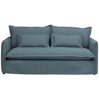 Sofa Toscana - Blau, Trend, Textil (195/82/98cm) - Livetastic