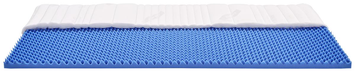 Topper Start 90x200 Cm H2 Polyetherschaumkern - Weiß, KONVENTIONELL, Textil (90/200cm) - Livetastic