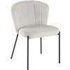 Stuhl Paris - Beige/Schwarz, LIFESTYLE, Holz/Textil (55/79/59cm) - Livetastic