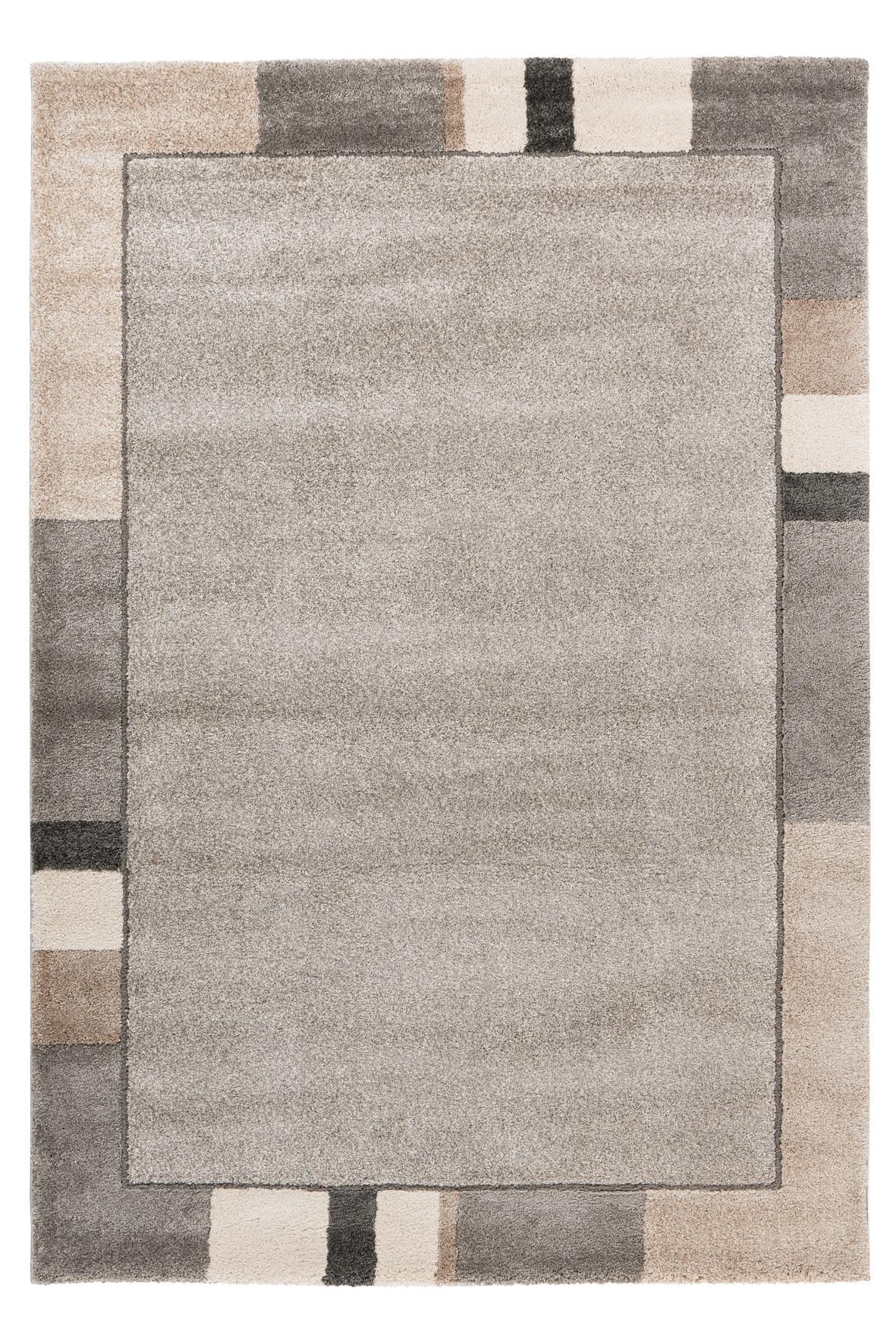 Flachwebteppich My Frisco 281 - Grau, Basics, Textil (120/170cm) - Obsession