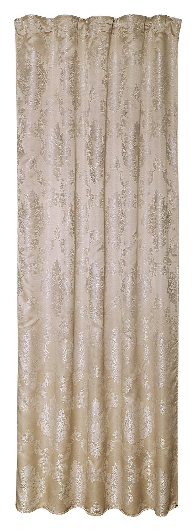 Fertigvorhang Debora - Ecru/Beige, ROMANTIK / LANDHAUS, Textil (135/235cm) - James Wood