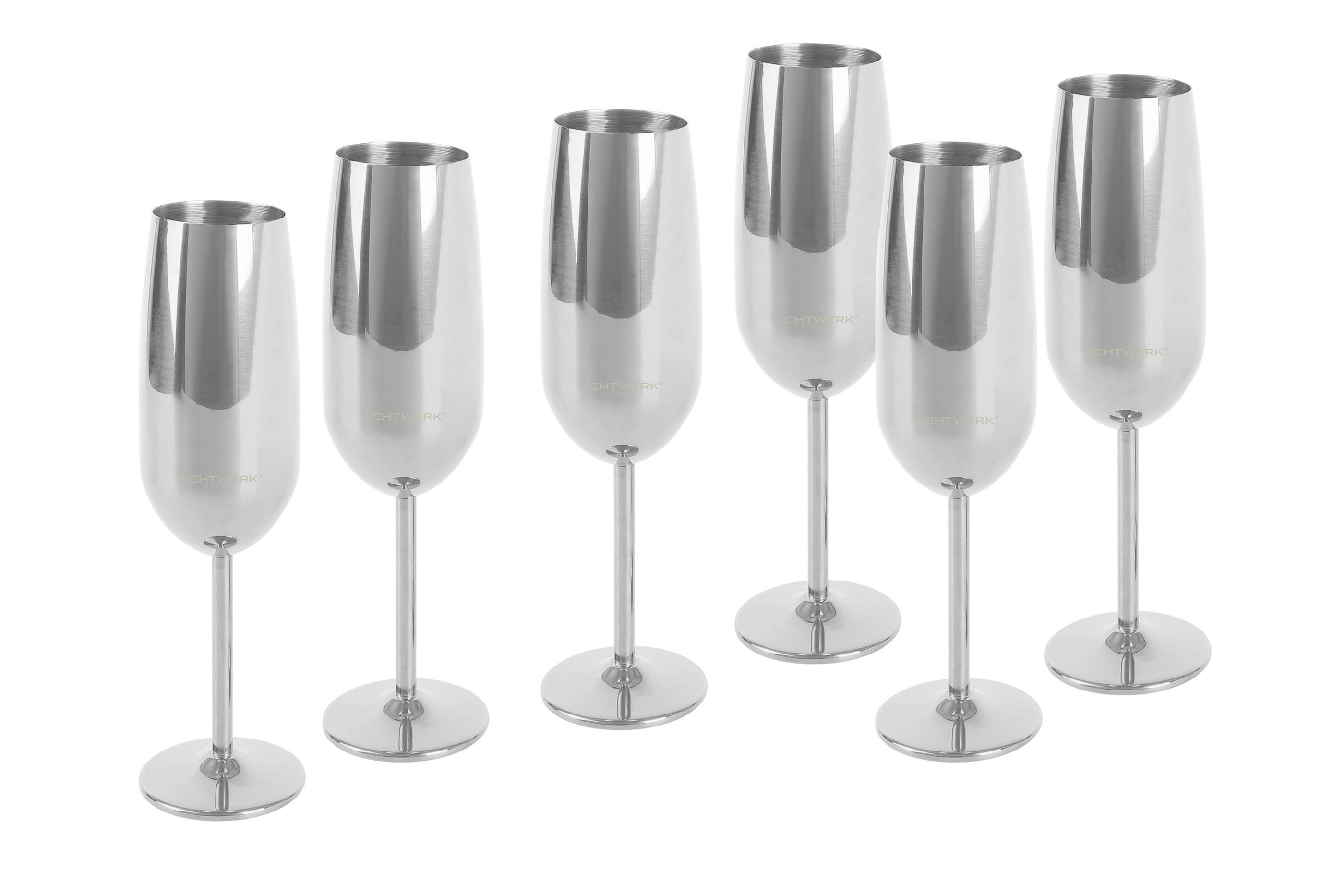 Sektglas 6er-Set je ca. 250 ml