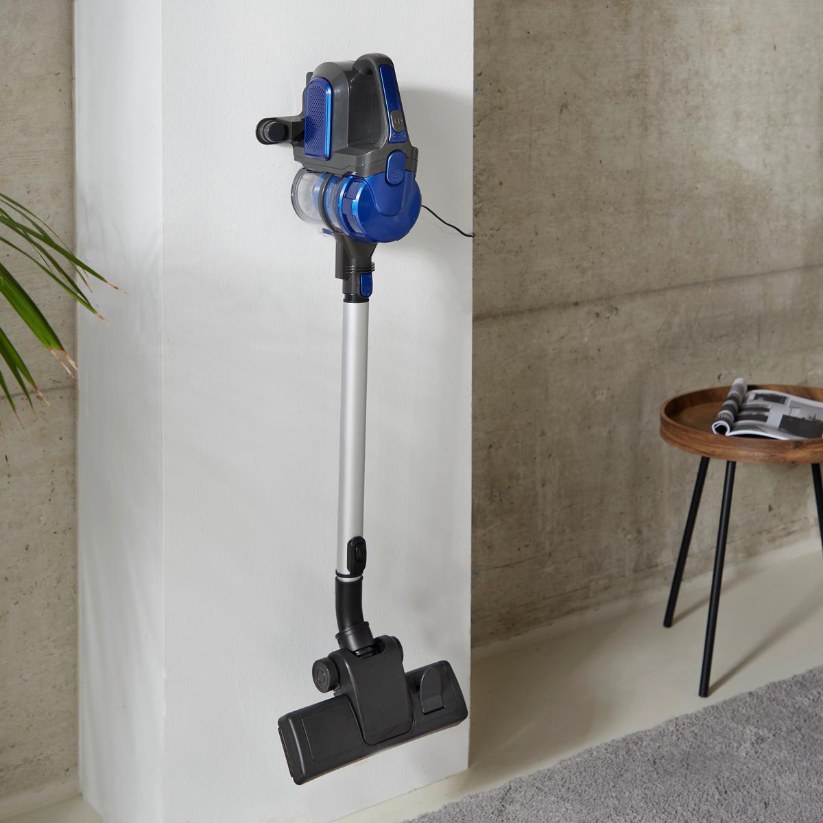 Akku-Handstaubsauger Reno 0,8 l mit 2-in-1-Funktion - Blau/Schwarz, LIFESTYLE, Kunststoff/Metall (120/27/20cm) - Bono