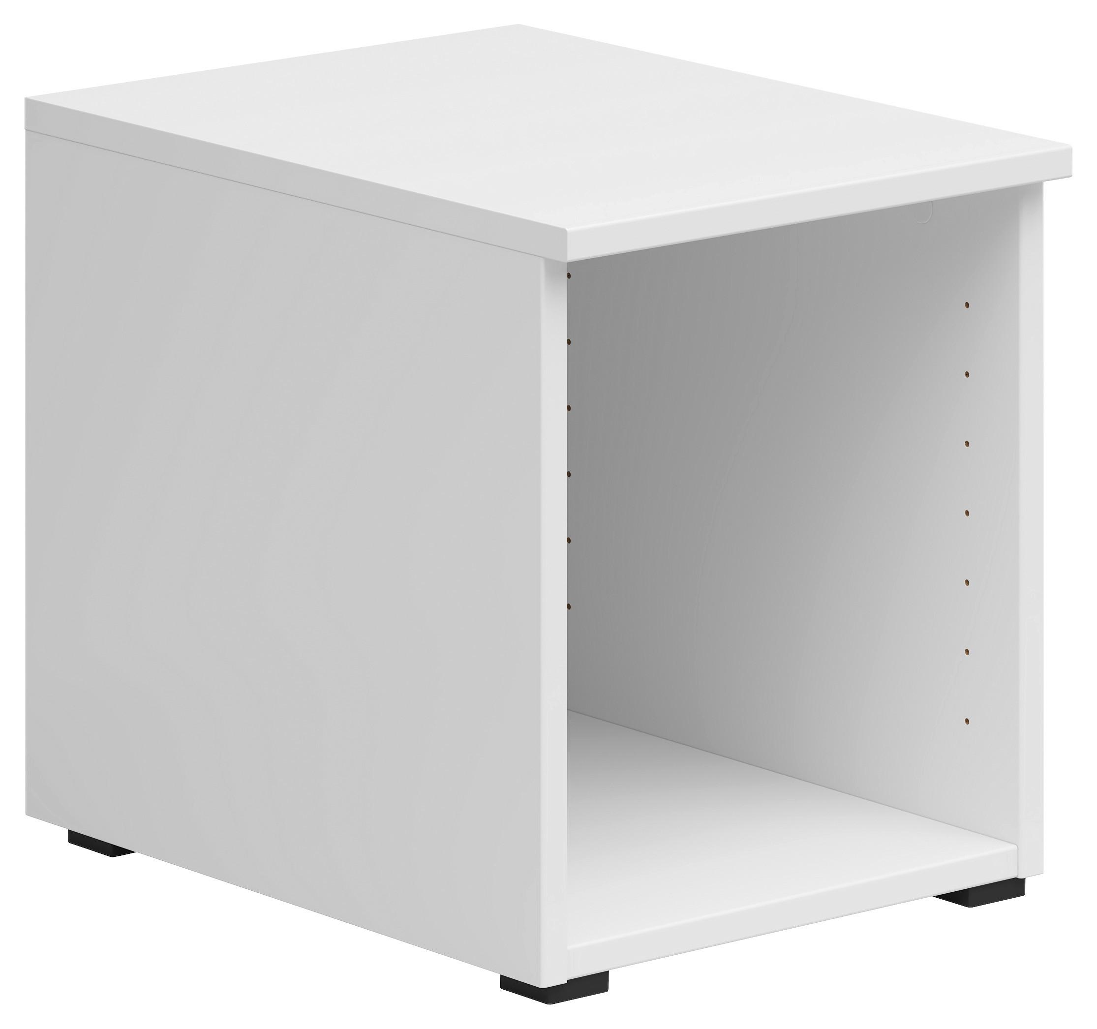 Felsőpolc Cabinet - fehér, Modern, faalapú anyag (30/35/40cm)