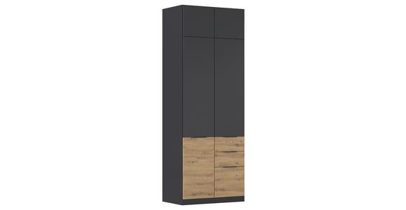 Aufsatzschrank 91 cm Max-Extra Grau - Grau, KONVENTIONELL, Holzwerkstoff (91/39/54cm) - James Wood