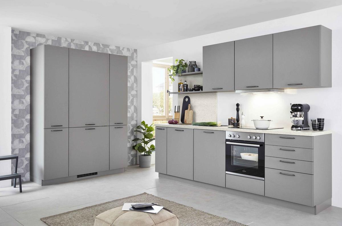 Einbauküche Taupegrau Planbar In Taupegrau - Taupe/Grau, MODERN, Holzwerkstoff - Vertico